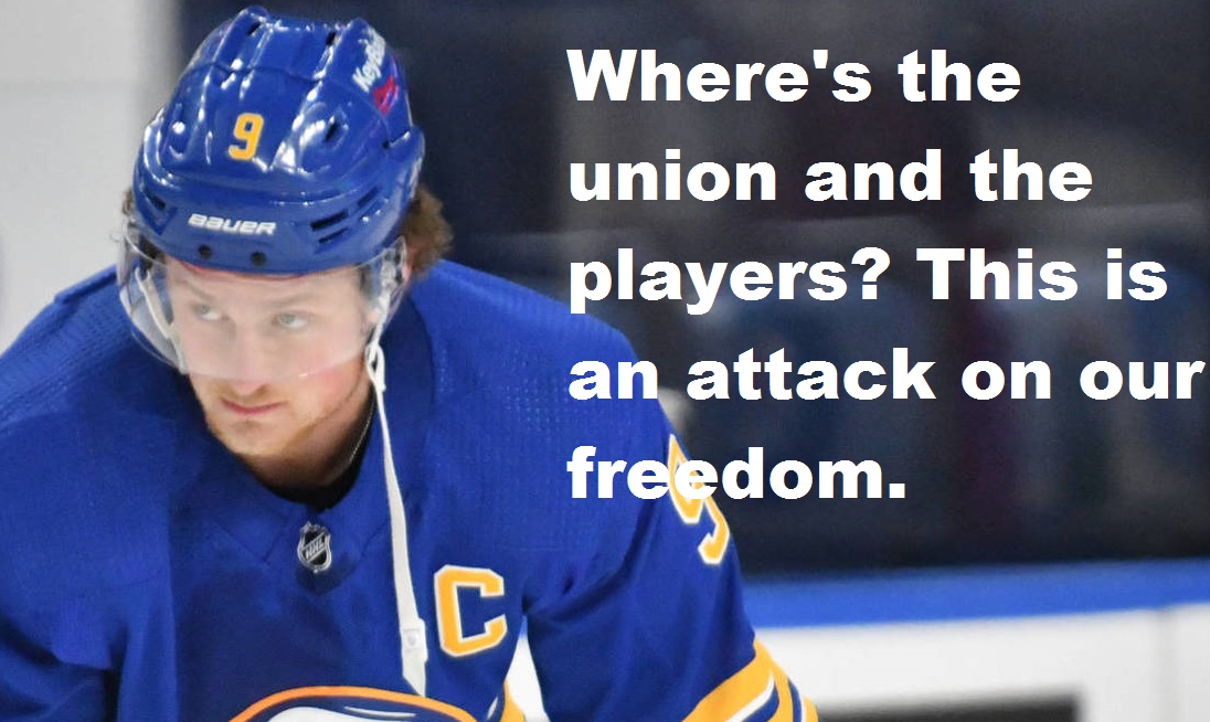 Robin Lehner on the Buffalo and Jack Eichel conflict: Where's the union and the players?