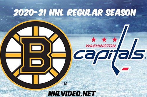 Boston Bruins vs Washington Capitals 2021 Full Game Replay