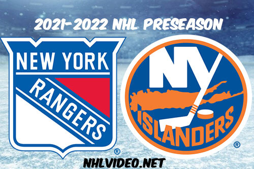 New York Rangers vs New York Islanders 2021 Full Game Replay NHL Preseason