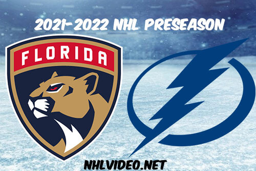 Florida Panthers vs Tampa Bay Lightning 2021 Full Game Replay NHL Preseason