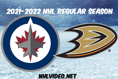 Winnipeg Jets vs Anaheim Ducks Full Game Replay 2021 NHL