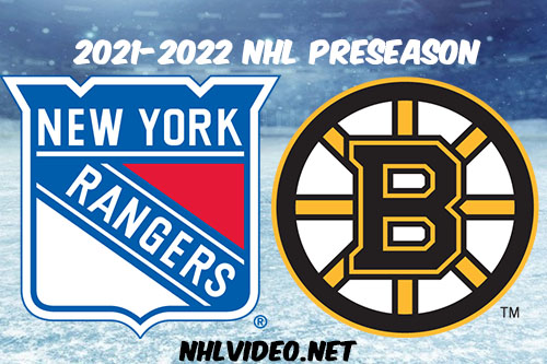 New York Rangers vs Boston Bruins 2021 Full Game Replay NHL Preseason 2021-10-02