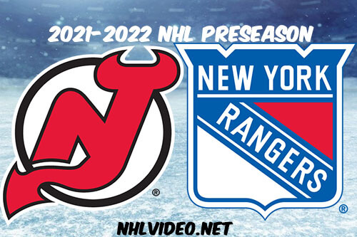 New Jersey Devils vs New York Rangers 2021 Full Game Replay NHL Preseason