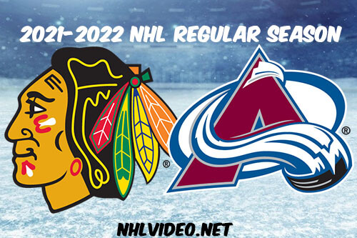 Chicago Blackhawks vs Colorado Avalanche Full Game Replay 2021 NHL