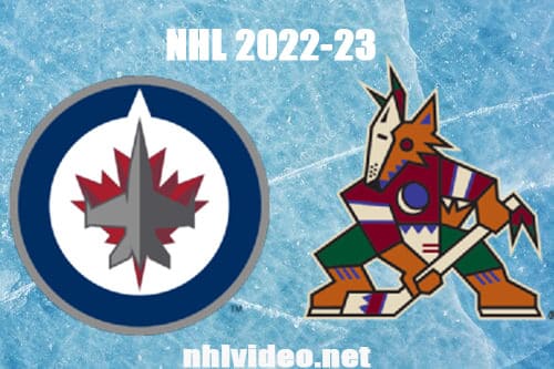 Winnipeg Jets vs Arizona Coyotes Full Game Replay 2022 Oct 28 NHL