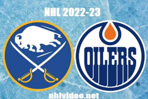 Buffalo Sabres vs Edmonton Oilers Full Game Replay 2022 Oct 18 NHL Regular Season