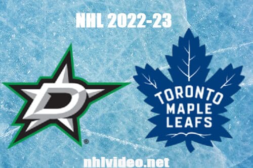 Dallas Stars vs Toronto Maple Leafs Full Game Replay 2022 Oct 20 NHL Regular Season