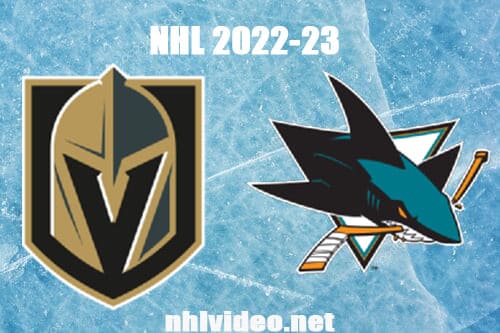 Vegas Golden Knights vs San Jose Sharks Full Game Replay 2022 Oct 25 NHL