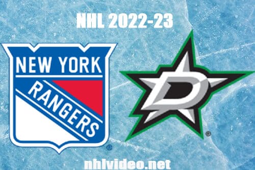 New York Rangers vs Dallas Stars Full Game Replay 2022 Oct 29 NHL