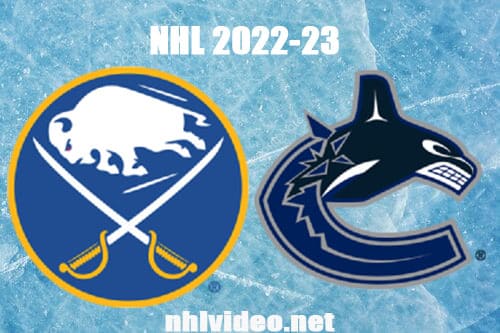 Buffalo Sabres vs Vancouver Canucks Full Game Replay 2022 Oct 22 NHL