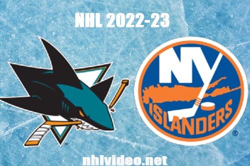 San Jose Sharks vs New York Islanders Full Game Replay 2022 Oct 18 NHL Regular Season
