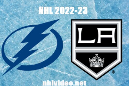 Tampa Bay Lightning vs Los Angeles Kings Full Game Replay 2022 Oct 25 NHL