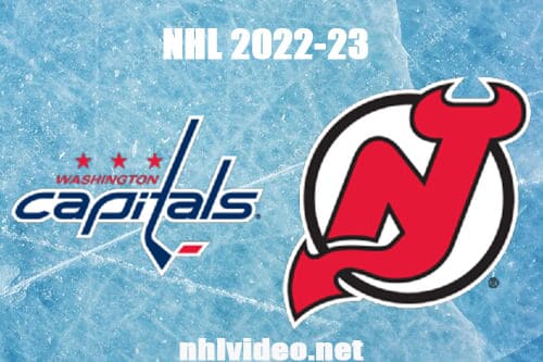Washington Capitals vs New Jersey Devils Full Game Replay 2022 Oct 24 NHL