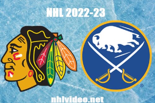 Chicago Blackhawks vs Buffalo Sabres Full Game Replay 2022 Oct 29 NHL