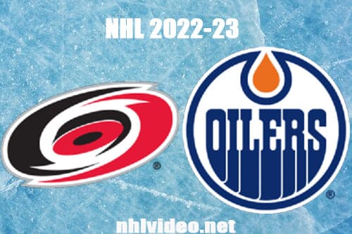Carolina Hurricanes vs Edmonton Oilers Full Game Replay 2022 Oct 20 NHL Regular Season
