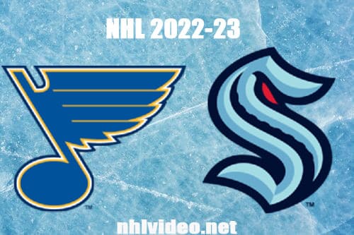 St. Louis Blues vs Seattle Kraken Full Game Replay 2022 Oct 19 NHL Regular Season