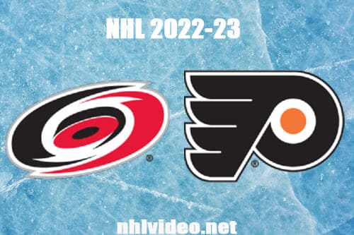 Carolina Hurricanes vs Philadelphia Flyers Full Game Replay 2022 Oct 29 NHL