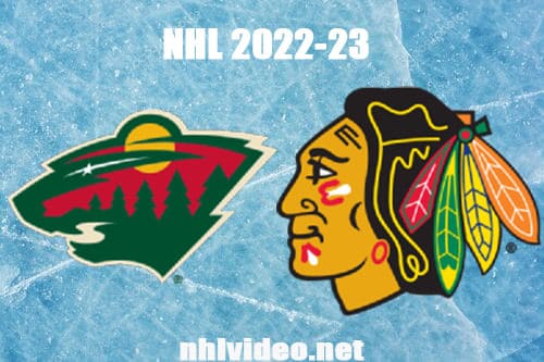 Minnesota Wild vs Chicago Blackhawks Full Game Replay 2022 Oct 30 NHL