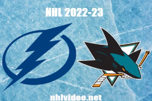 Tampa Bay Lightning vs San Jose Sharks Full Game Replay 2022 Oct 29 NHL