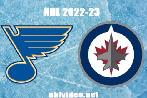 St. Louis Blues vs Winnipeg Jets Full Game Replay 2022 Oct 24 NHL