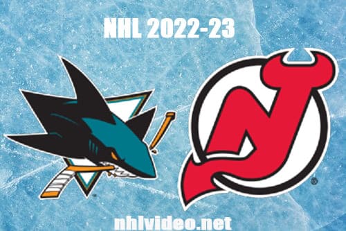 San Jose Sharks vs New Jersey Devils Full Game Replay 2022 Oct 22 NHL