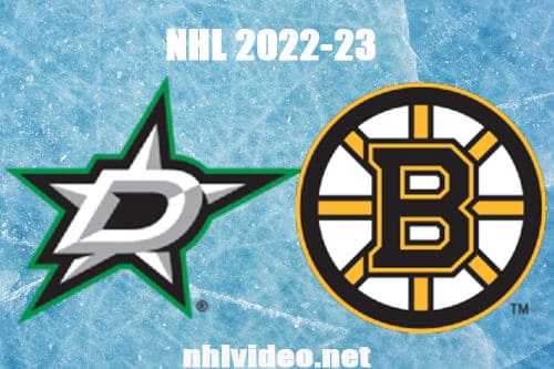 Dallas Stars vs Boston Bruins Full Game Replay 2022 Oct 25 NHL