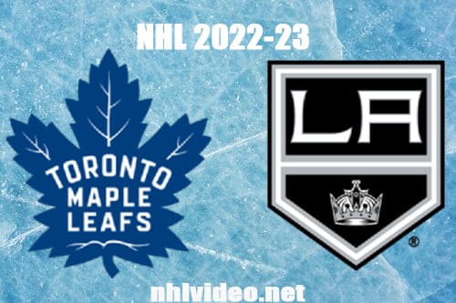 Toronto Maple Leafs vs Los Angeles Kings Full Game Replay 2022 Oct 29 NHL