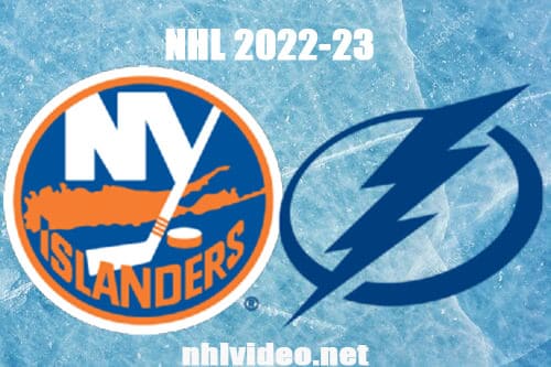 New York Islanders vs Tampa Bay Lightning Full Game Replay 2022 Oct 22 NHL