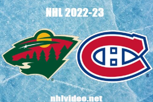 Minnesota Wild vs Montreal Canadiens Full Game Replay 2022 Oct 25 NHL