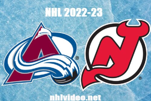 Colorado Avalanche vs New Jersey Devils Full Game Replay 2022 Oct 28 NHL