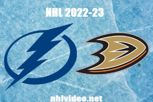 Tampa Bay Lightning vs Anaheim Ducks Full Game Replay 2022 Oct 26 NHL