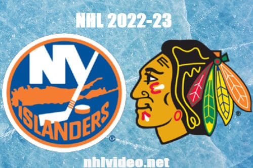 New York Islanders vs Chicago Blackhawks Full Game Replay 2022 Nov 1 NHL