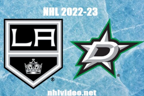 Los Angeles Kings vs Dallas Stars Full Game Replay 2022 Nov 1 NHL