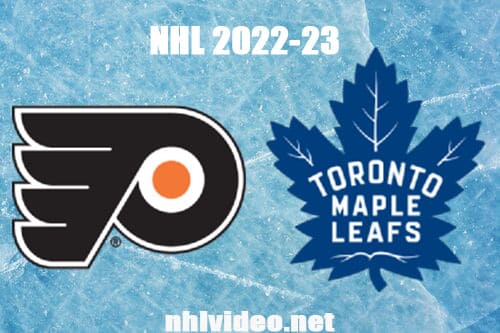 Philadelphia Flyers vs Toronto Maple Leafs Full Game Replay 2022 Nov 2 NHL