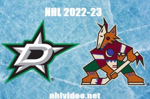Dallas Stars vs Arizona Coyotes Full Game Replay 2022 Nov 3 NHL