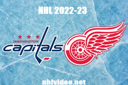 Washington Capitals vs Detroit Red Wings Full Game Replay 2022 Nov 3 NHL