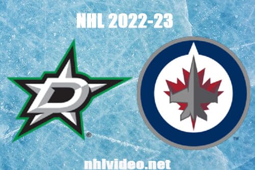 Dallas Stars vs Winnipeg Jets Full Game Replay 2022 Nov 8 NHL