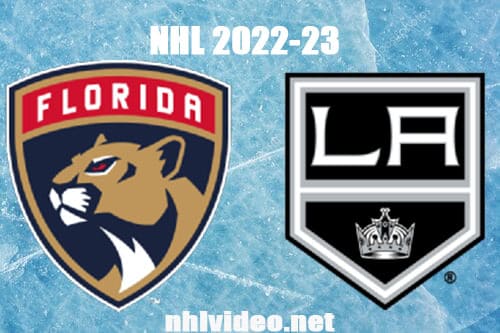 Florida Panthers vs Los Angeles Kings Full Game Replay 2022 Nov 5 NHL