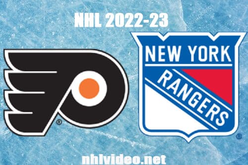 Philadelphia Flyers vs New York Rangers Full Game Replay 2022 Nov 1 NHL