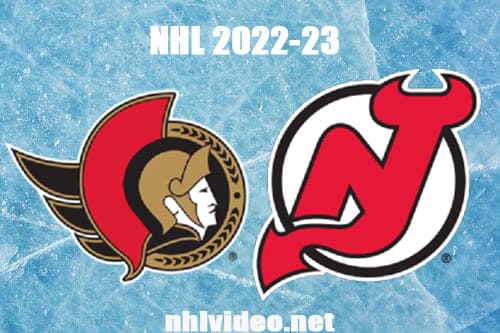 Ottawa Senators vs New Jersey Devils Full Game Replay 2022 Nov 10 NHL