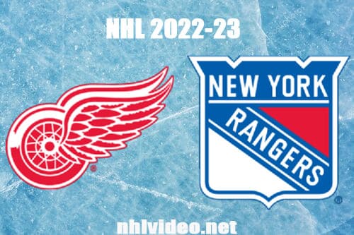 Detroit Red Wings vs New York Rangers Full Game Replay 2022 Nov 6 NHL