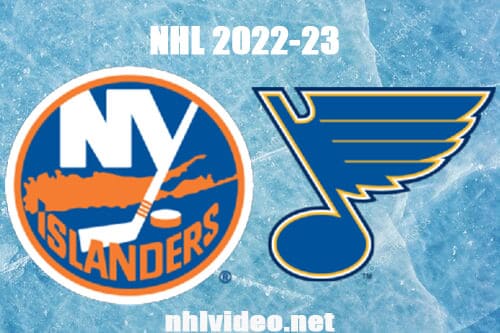 New York Islanders vs St. Louis Blues Full Game Replay 2022 Nov 3 NHL