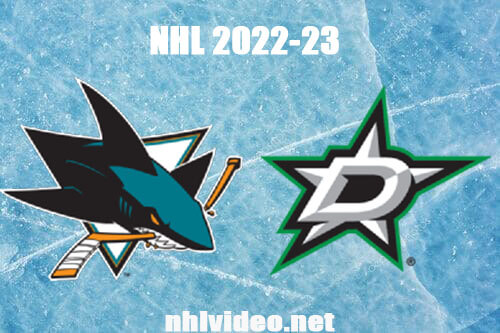 San Jose Sharks vs Dallas Stars Full Game Replay 2022 Nov 11 NHL