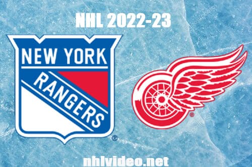 New York Rangers vs Detroit Red Wings Full Game Replay 2022 Nov 10 NHL