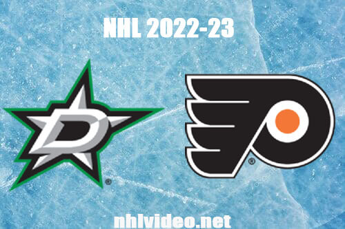 Dallas Stars vs Philadelphia Flyers Full Game Replay 2022 Nov 13 NHL