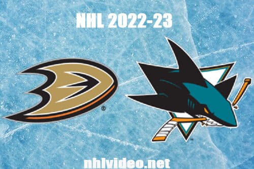 Anaheim Ducks vs San Jose Sharks Full Game Replay 2022 Nov 5 NHL