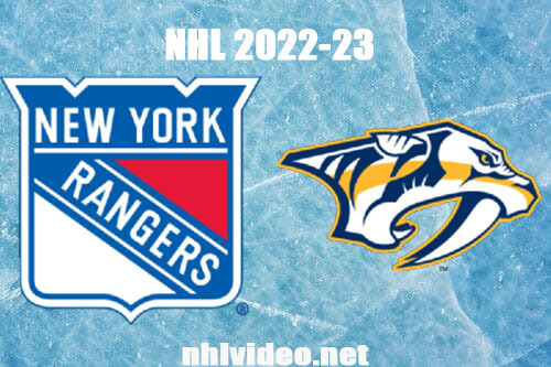 New York Rangers vs Nashville Predators Full Game Replay 2022 Nov 12 NHL