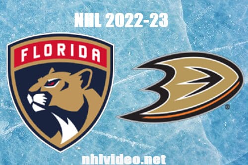 Florida Panthers vs Anaheim Ducks Full Game Replay 2022 Nov 6 NHL