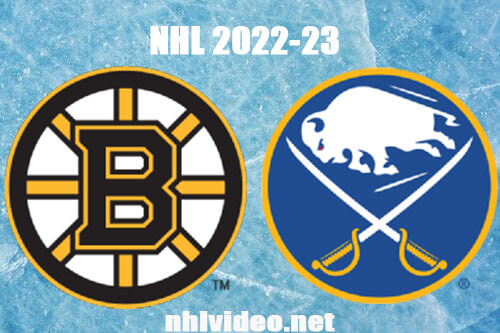 Boston Bruins vs Buffalo Sabres Full Game Replay 2022 Nov 12 NHL