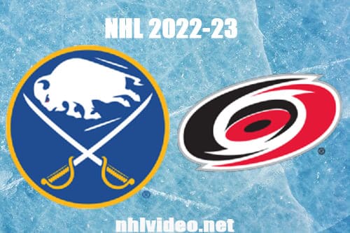Buffalo Sabres vs Carolina Hurricanes Full Game Replay 2022 Nov 4 NHL